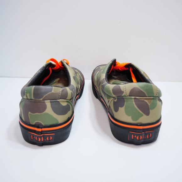 NEW POLO RALPH LAUREN KEATON SNEAKER SHOE CAMO MENS SIZE - 8.5 - Picture 4 of 9